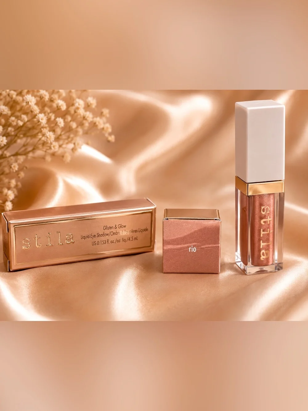Stila Liquid Eye Shadow - Rio (Peach Rose Gold)